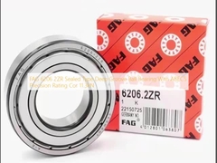 FAG 6206 2ZR シール型深溝玉軸受 ABEC5 精密等級 Cor 11.3kN