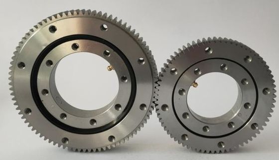 二重列のボールスウィイングリングベアリング回転台 分離可能な鋳型アルミニウム合金ケージ