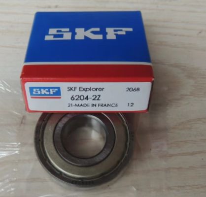 6204 ZZ 深溝型密封式ボールベアリング 速度用 Cor 6.65 KN