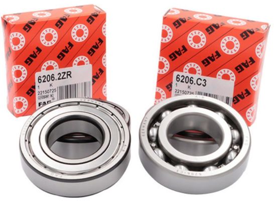 双列深溝ボールベアリング 6206 C3 30mm 内次元スタンプ鋼ケージ