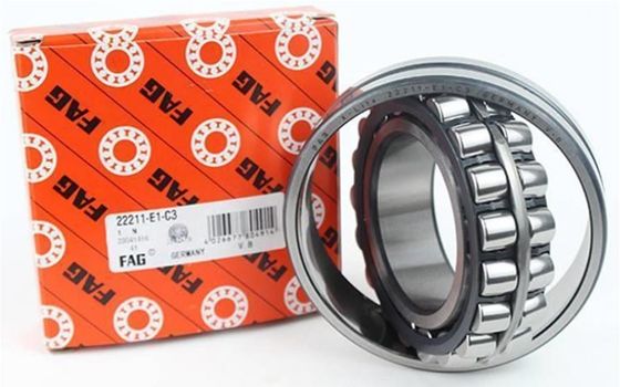 FAG 22211 双列自己調整ローラーベアリングクリアランス C4、C3、C0 73.2kN 静的負荷 50mm ID
