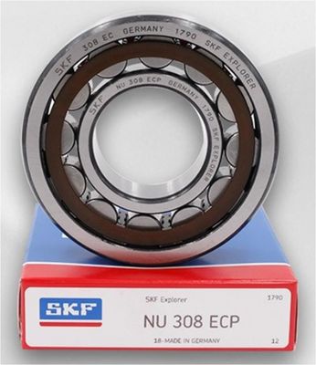 SKF NU308ECP 円筒型ローラーベアリング P4 精密クロム鋼 Gcr15 重機械用