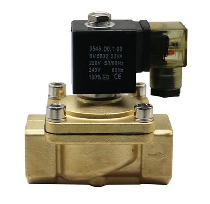 鋳造 2 方向 電磁弁 孔 8mm DN08 圧力 10MPa 銅体材